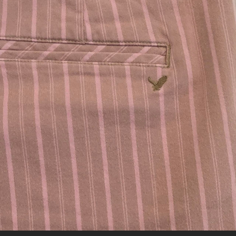 Pink Striped Pants